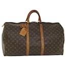 Louis Vuitton Monograma Keepall 50 Boston Bag M41426 LV Auth th4131