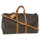 Louis Vuitton Monogram Keepall Bandouliere 55 Boston Bag M.41414 LV Auth th3986