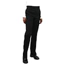 Black straight-leg tailored trousers - size FR 34 - Autre Marque