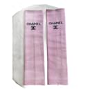 Guêtres/Jambières Chanel rose en viscose