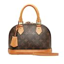Louis Vuitton Monogram Alma BB Canvas Handbag M53152 in Good condition