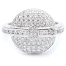 White Gold Ring with Diamonds - Autre Marque