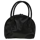 GUCCI Hand Bag Leather Black Auth bs9600 - Gucci