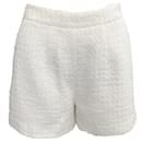 Weiße Ashton-Shorts aus Tweed von L'Agence