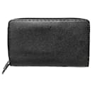 Fendi Selleria Leather Zip Around Wallet Leather Long Wallet 7M0192 in Good condition