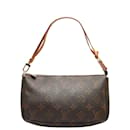 Louis Vuitton Monogram Pochette Accesorios Bolso de hombro de lona M51980 en buen estado