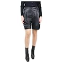 Black leather shorts - size IT 44 - Red Valentino