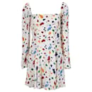 Reformation Splatter Print Dress in Multicolor Viscose