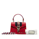 Mini Sylvie Leather Shoulder Bag 470270 - Gucci