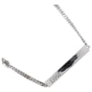 Dior Logo Bar Chain Necklace Metal Short Wallet in Good condition