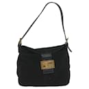 Gianni Versace Mamma Baguette Shoulder Bag Suede Black Auth ar10398 - Fendi