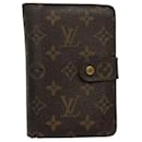 LOUIS VUITTON Monogramm Porto Papie Zip Wallet M61207 LV Auth bs9557 - Louis Vuitton