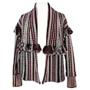 Veste pull à motif tweed tricolore - Burberry
