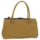 GUCCI Hand Bag Leather Beige 92726 3444 auth 58700 - Gucci
