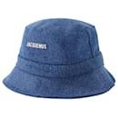 Le Bob Gadjo Bucket Hat - Jacquemus - Cotton - Blue
