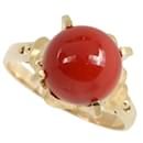 [LuxUness] 18k Gold Coral Ring Metal Ring in Excellent condition - & Other Stories