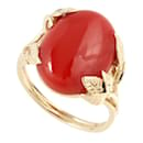 [LuxUness] 14k Gold Coral Ring Metal Ring in Excellent condition - & Other Stories