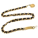 Cinturón Chanel 31.5"" Autenticación CC en tono dorado5198