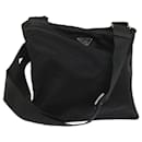 PRADA Shoulder Bag Nylon Black Auth ac2393 - Prada