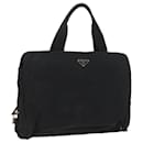 PRADA Hand Bag Nylon Black Auth ac2427 - Prada