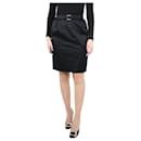 Black skirt with belt - size UK 8 - Gucci