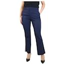 Blue striped tailored trousers - size UK 14 - Gucci