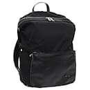 FENDI Backpack Nylon Leather Black Auth hk906 - Fendi