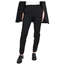 Black straight-leg trousers - size UK 6 - Theory