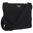 PRADA Shoulder Bag Nylon Black Auth fm2842 - Prada