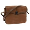 VALENTINO Shoulder Bag Leather Brown Auth bs9581 - Valentino