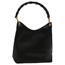 GUCCI Bambou Sac à Bandoulière Cuir Noir 001 3007 3754 Ep d'authentification2141 - Gucci