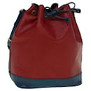 Bolsa de ombro LOUIS VUITTON Epi Noe bicolor vermelho azul M44084 Autenticação de LV 58724 - Louis Vuitton