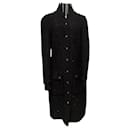 Black Lesage Tweed Coat - Chanel