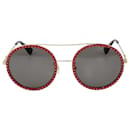 RED/GG doré0061s lunettes de soleil - Gucci