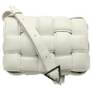 Bottega Veneta Padded Cassette Bag in White Leather