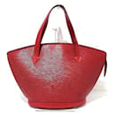 Louis Vuitton Epi Saint Jacques Leather Handbag M52277 in Fair condition