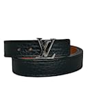 Louis Vuitton LV Initiales Reversible Bracelet Leather Bracelet M6018E in Good condition
