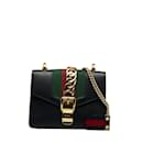 Mini Sylvie Leather Shoulder Bag 431666 - Gucci