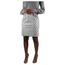 Grey jacquard skirt - size FR 40 - Dries Van Noten