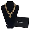 Collier de ceinture à médaillon en chaîne Chanel