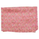ETRO Silk Linen Pink Long Extra Long Scarf Shawl Foulard - Etro