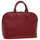 LOUIS VUITTON Epi Alma Hand Bag Castilian Red M52147 LV Auth 56528 - Louis Vuitton