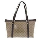 Gucci GG Crystal Shoulder Bag Canvas Shoulder Bag 268640 in Good condition