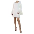 Cream frill-sleeved dress - size IT 44 - Giambattista Valli