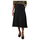 Black A-line midi skirt - size FR 42 - Céline