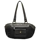 Prada Black Berlino-Trimmed Tessuto Shoulder Bag