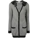 Cardigan in lana a righe Moschino