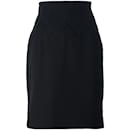Jean Paul Gaultier Black Wool Skirt