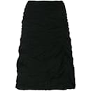 Romeo Gigli Black Cotton Skirt