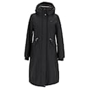 Tommy Hilfiger Womens Essential Long Padded Parka in Black Cotton